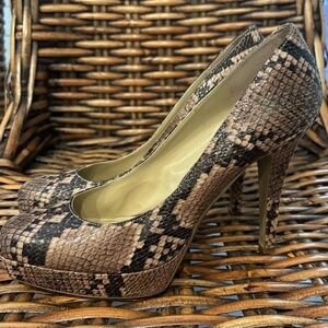 Nine West Snakeskin Patterned Women's Heels in 9.5